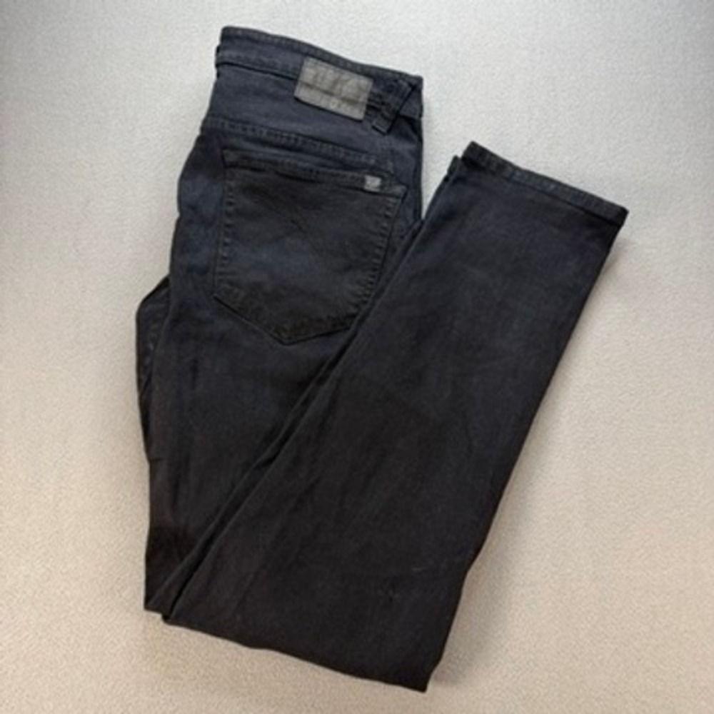 Fox Racing Jeans Dagger Skinny Fit Size 36x33 Black Denim Moto Casual Skater MX